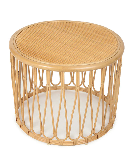 Natural Rattan Tables for Bedroom Corner and Study Use