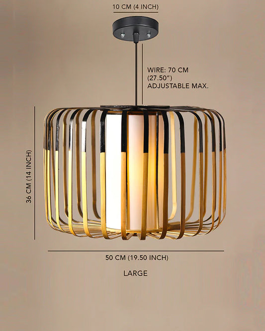 Bamboo Ceiling Lamp for Hall and Corridor