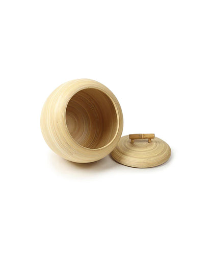 Beige Ceramic Storage Canisters for Kitchen, Pantry Organization, and Countertop Use