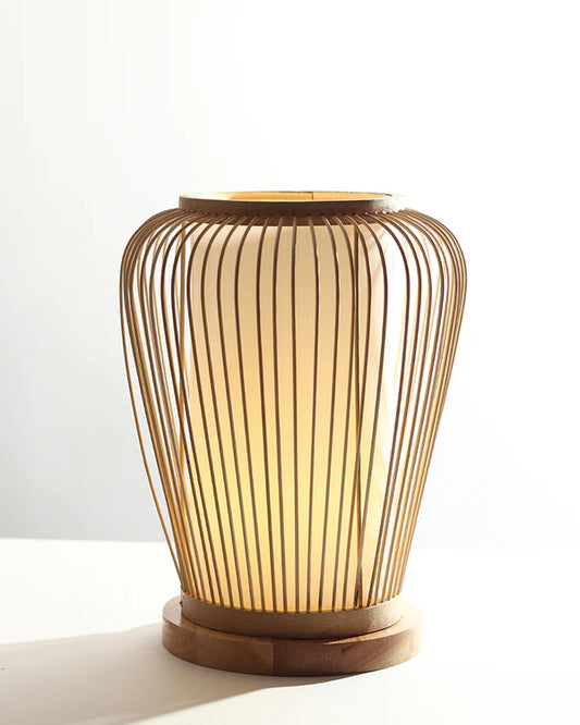 Bamboo Table Lamp for Living Space and Dining Area