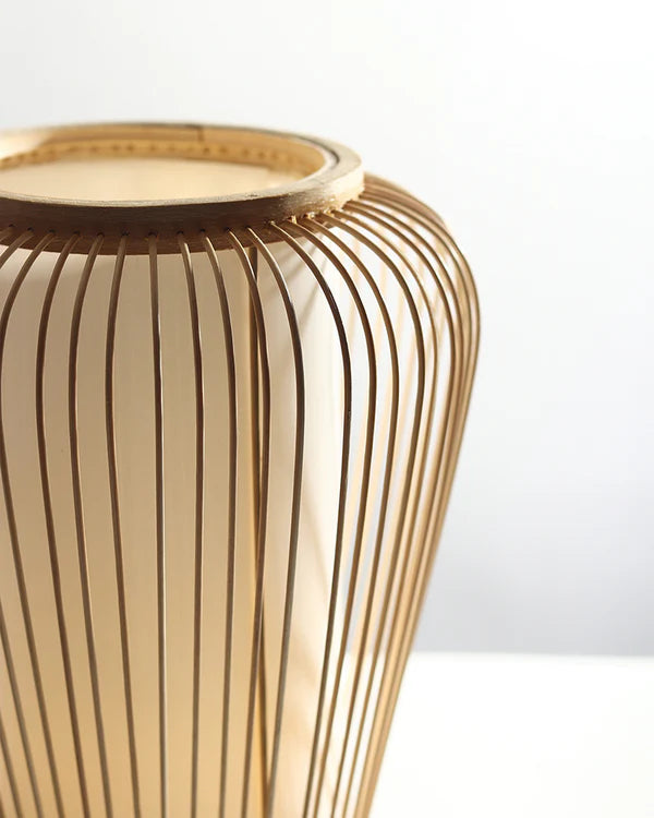 Bamboo Table Lamp for Living Space and Dining Area