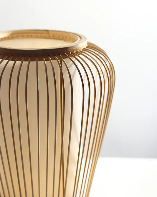 Bamboo Table Lamp for Living Space and Dining Area