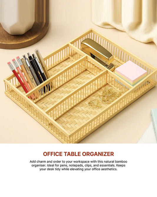 Bamboo Wardrobe & Bathroom Organizer - Multi-Purpose File and Storage Solution