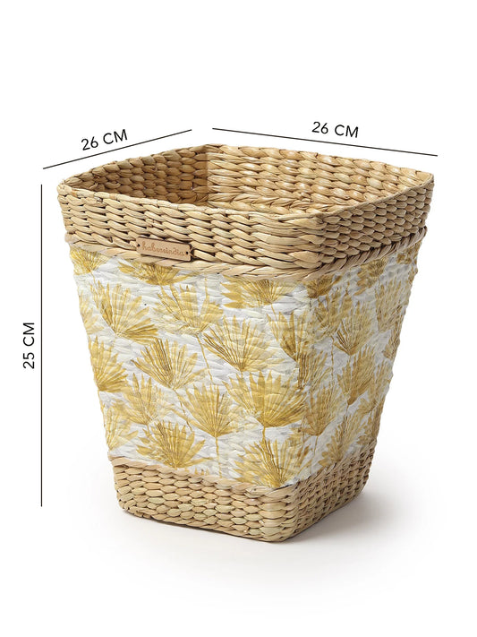 Seagrass Dustbin Basket for Home and Office Waste Management