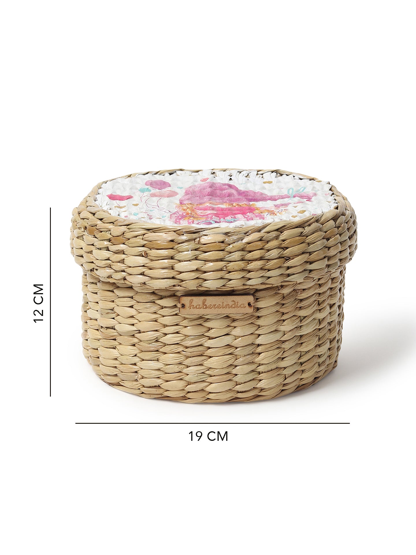 Seagrass Lid Box | Round Gift Box | Storage Box