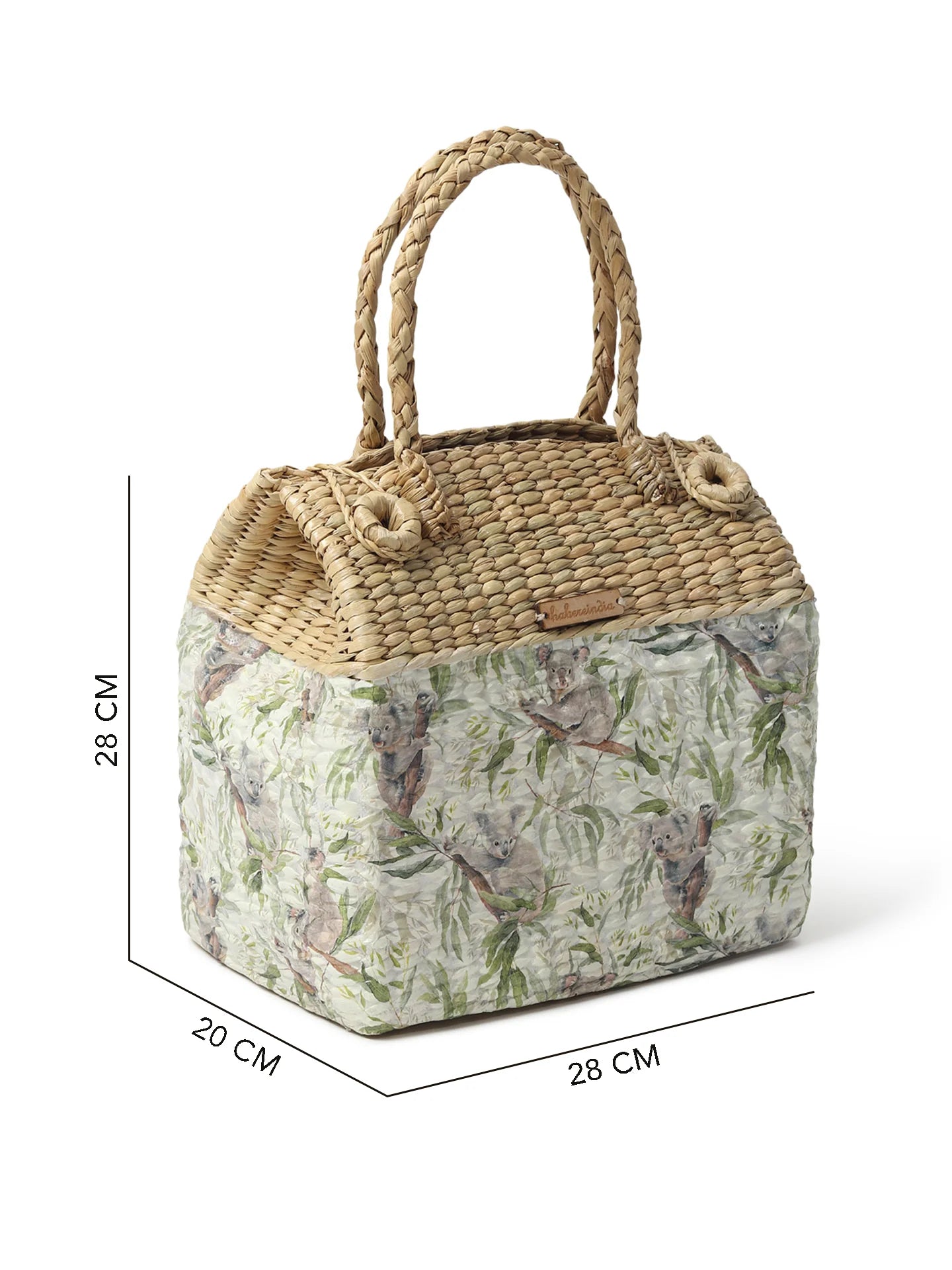 Handmade Seagrass Gift Hamper Basket for Family Picnic & Lunch Trips