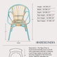 Papa Bamboo Chair | Rattan Chair | Cane Arm Chair