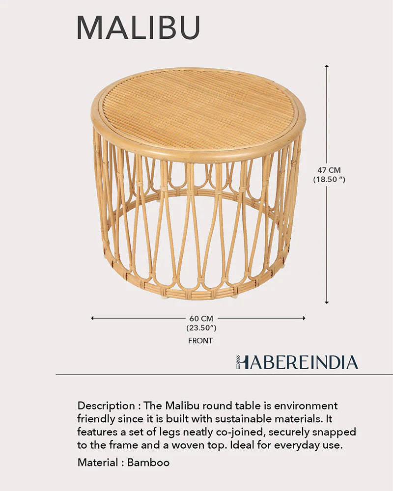 Natural Rattan Tables for Bedroom Corner and Study Use
