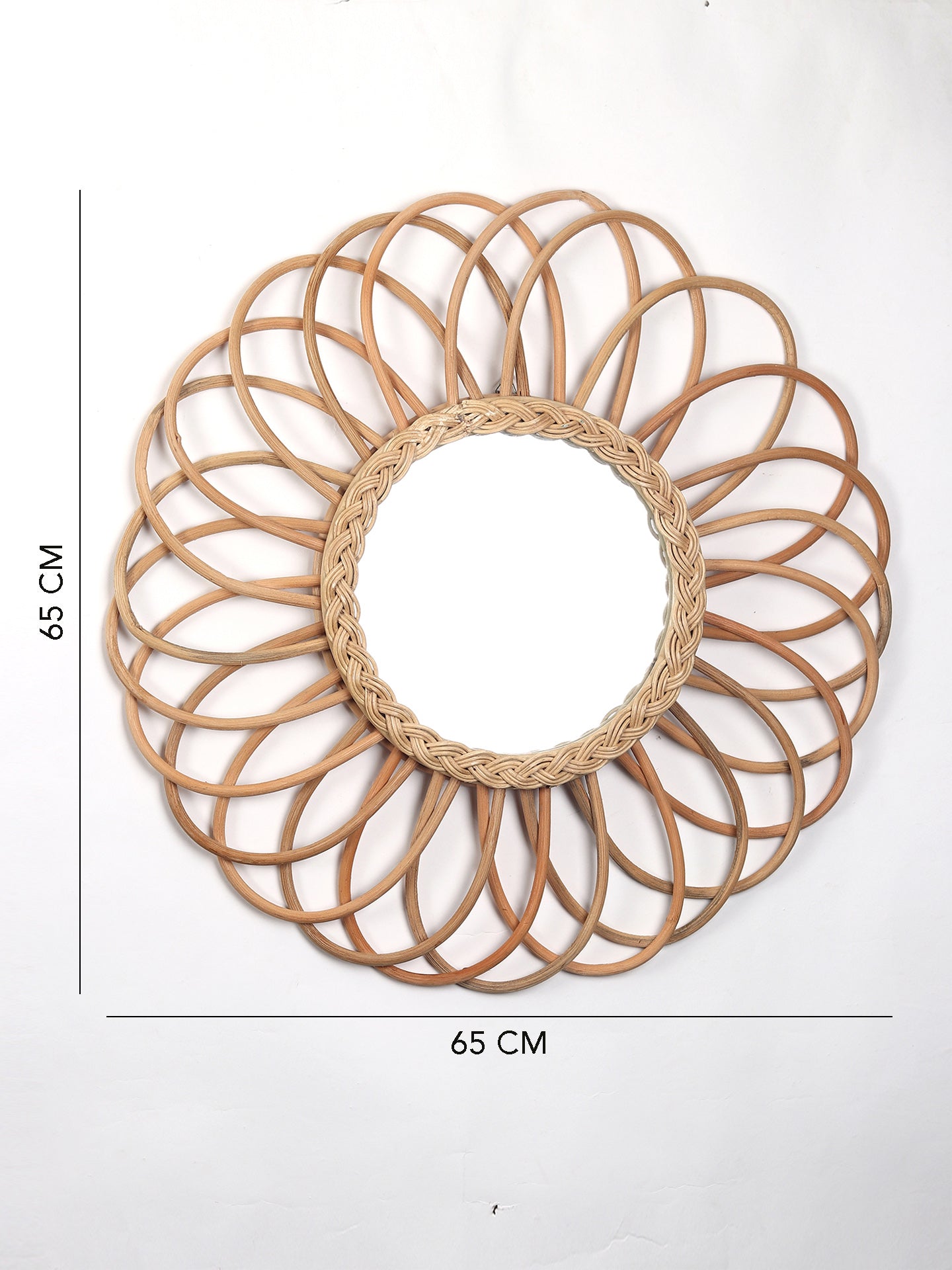 Bamboo Rattan Mirror | Wall Mirror