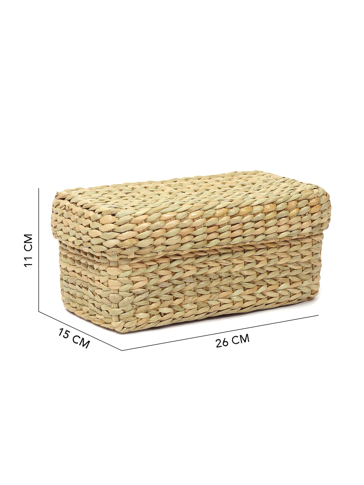 Seagrass Long Lid Box