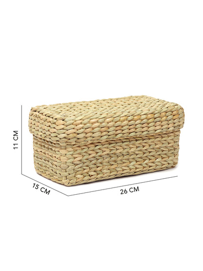 Seagrass Long Lid Box