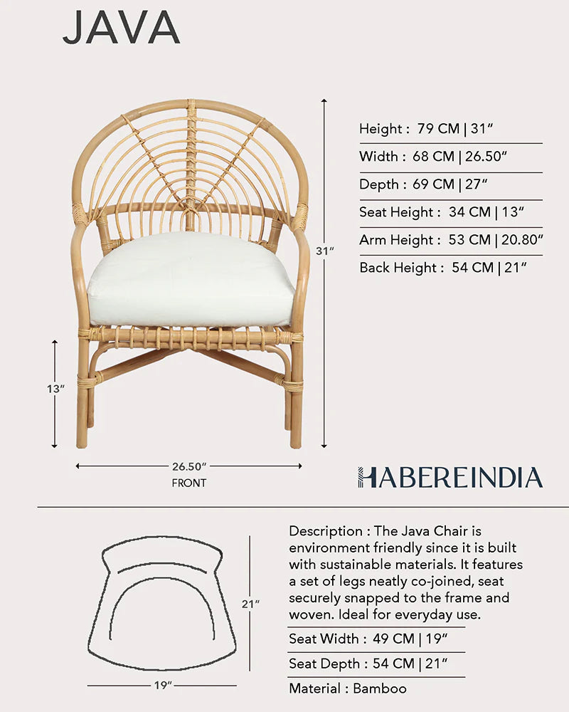 Bamboo Accent Chairs for Living Room Comfort and Style
