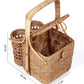 Wicker Picnic Basket | Cane Bamboo Basket