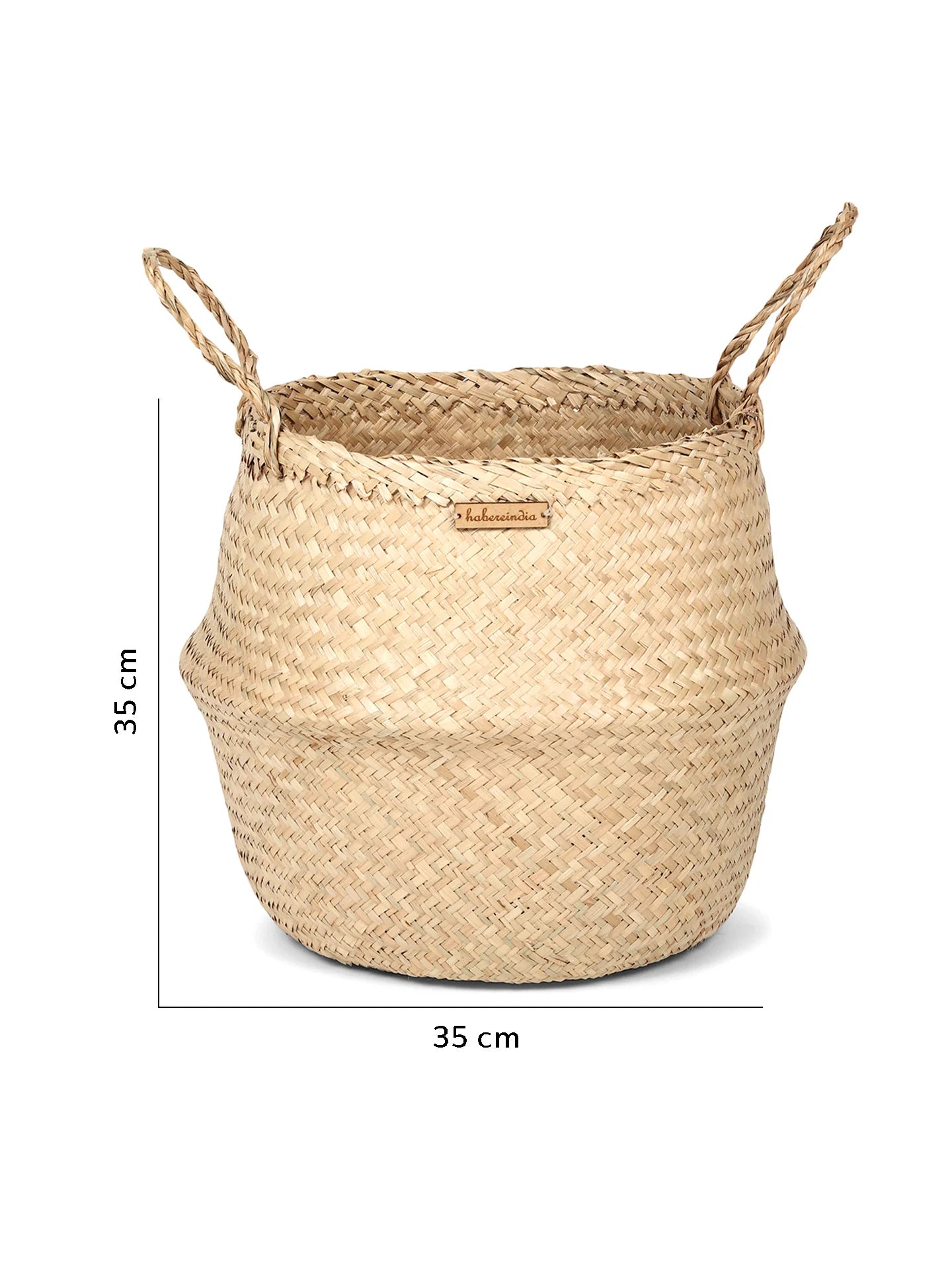 Neutral Belly Basket for Greenery, Toys & More