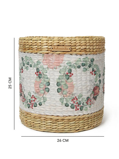 Eco Chic Seagrass Basket for Plants or Daily Storage