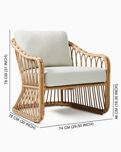 Bamboo Arm Chairs for Living Room and Home Decor