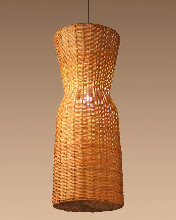 Decorative Rattan Hanging Light for Balcony and Patio
