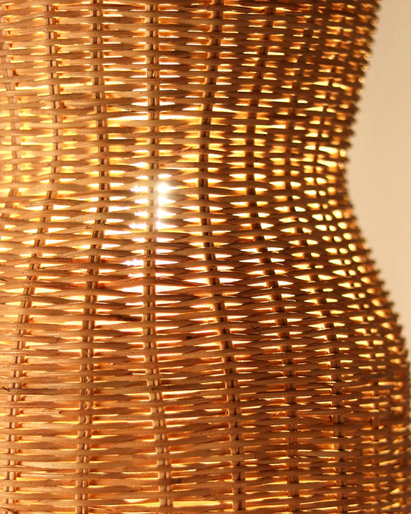 Decorative Rattan Hanging Light for Balcony and Patio