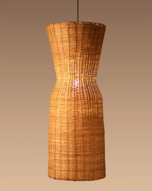 Decorative Rattan Hanging Light for Balcony and Patio