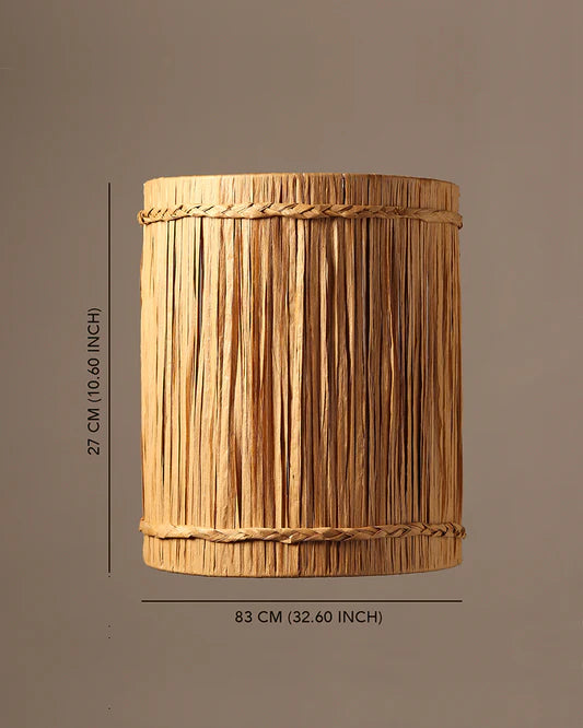 Decorative Raffia Wall Lamp for Hall and Corridor