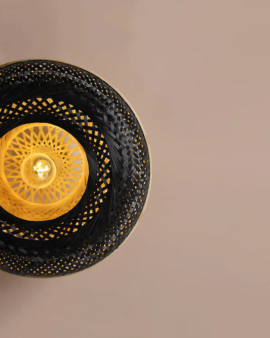 Elegant Bamboo Wall Lamp for Dining Space and Home