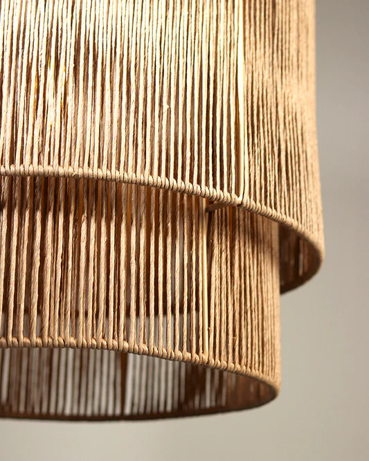 Elegant Rattan Hanging Light for Study Room and Living Room
