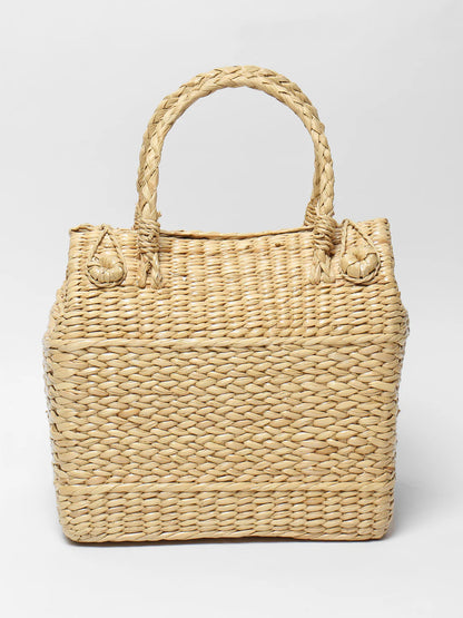 Seagrass Tiffin Basket for Picnics, Gifting, and Everyday Home Storage