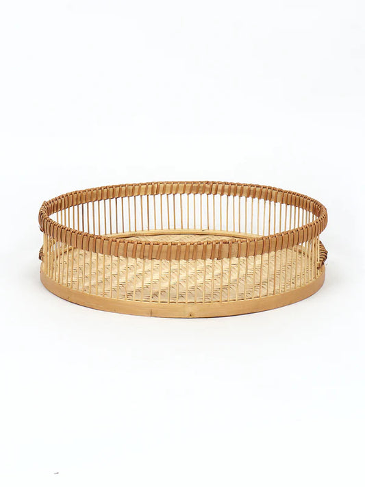 Natural Bamboo Tray for Gifting, Serving, and Multipurpose Use