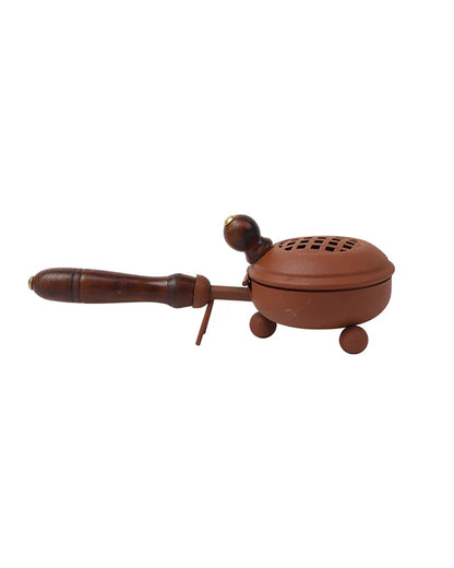 Handcrafted Metal Dhoopdani for Pooja Items and Religious Ceremonies