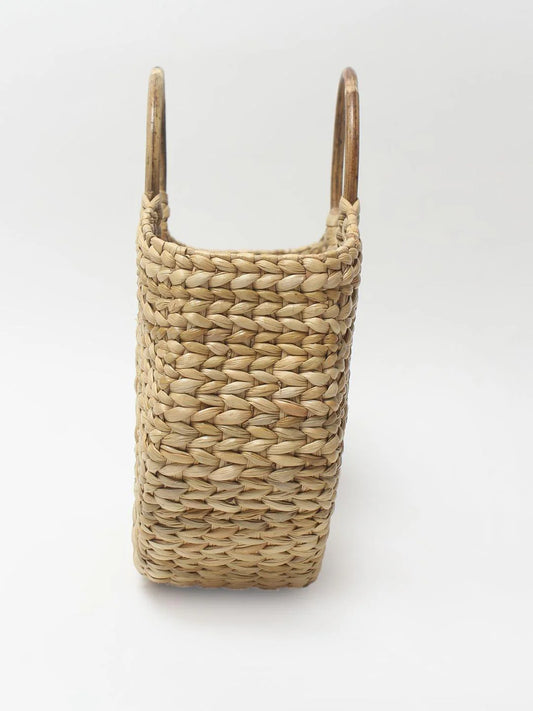 Seagrass U-Shape Beach Tote Bag