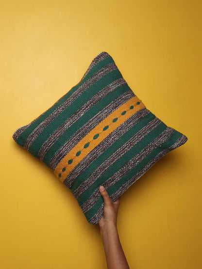 Eco-Friendly Handloom Cotton Cushion Cover for Minimalist Home Decor