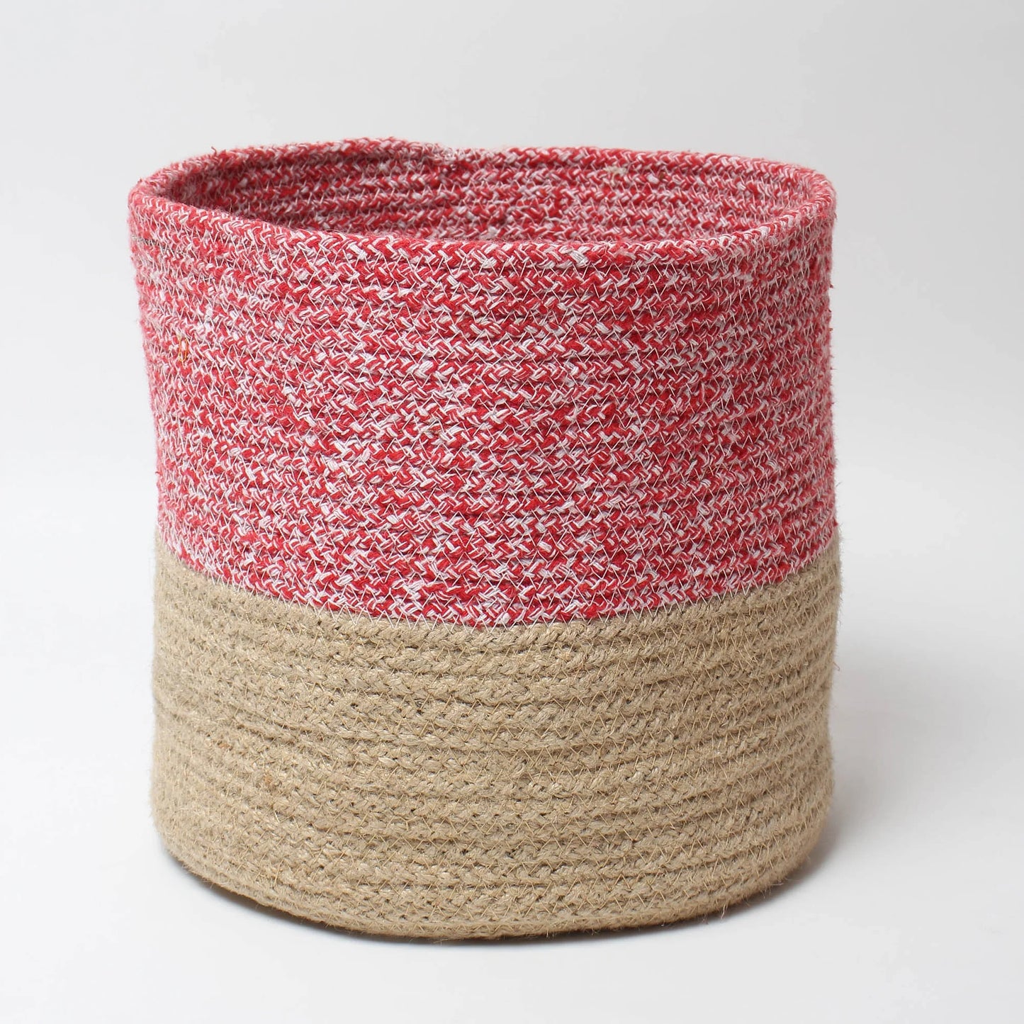 Handcrafted Set of 3 Jute Basket for Plants or Organizing