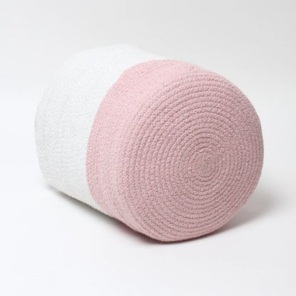 Set of 3 Dual-Use Cotton Basket for Home Decor & Storage