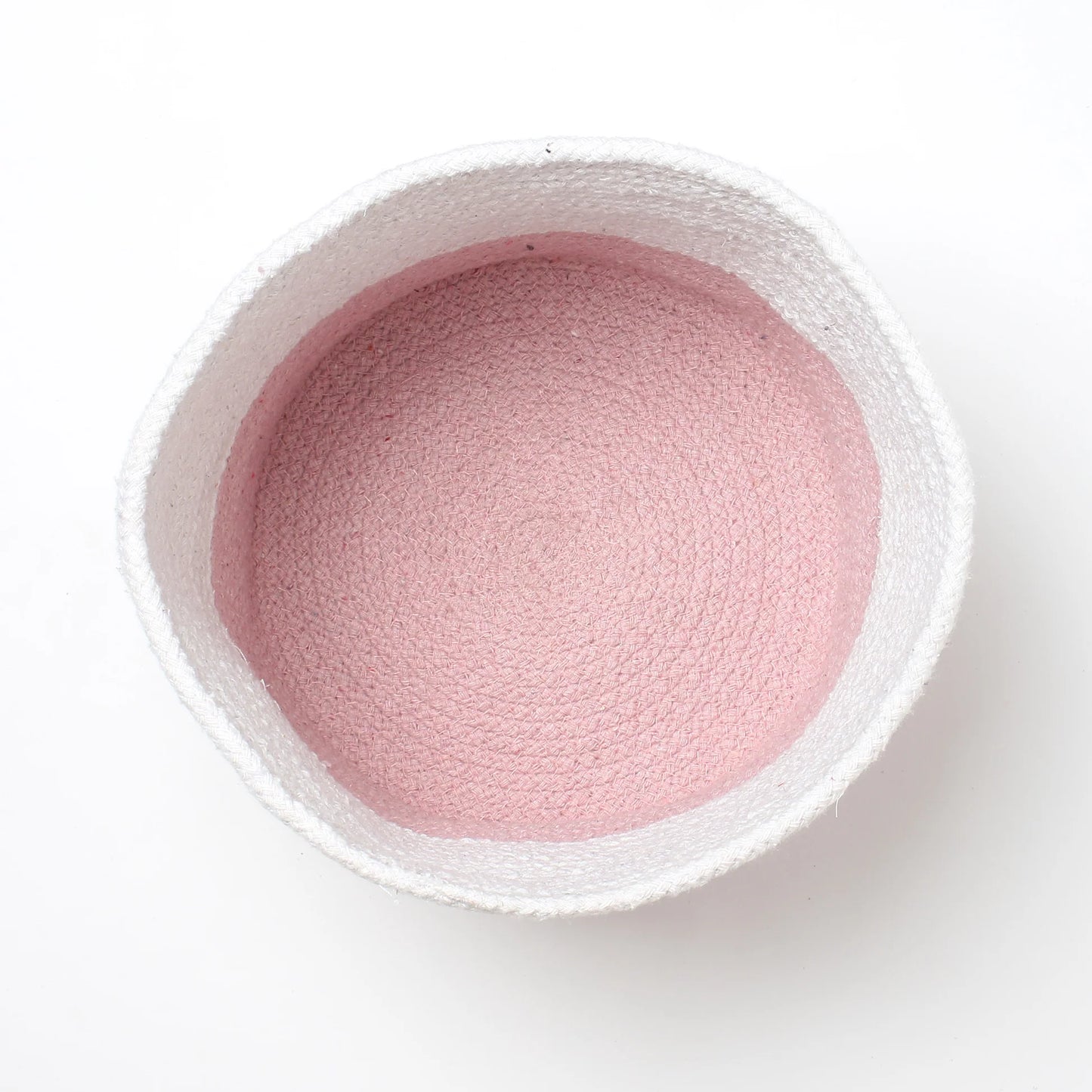 Set of 3 Dual-Use Cotton Basket for Home Decor & Storage