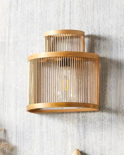Modern Bamboo Wall Lamp for Dining Space and Home