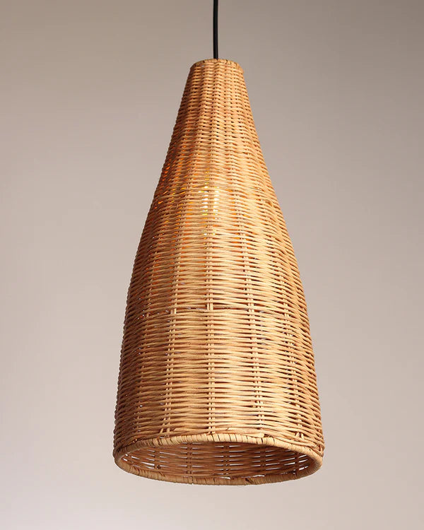 Minimalist Rattan Hanging Light for Cafe and Home Interiors