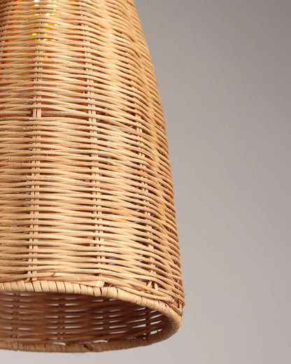 Minimalist Rattan Hanging Light for Cafe and Home Interiors