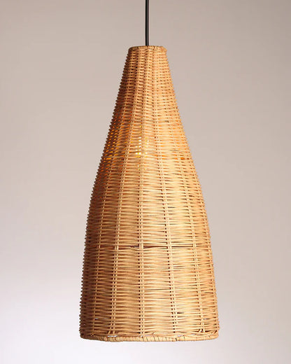 Minimalist Rattan Hanging Light for Cafe and Home Interiors