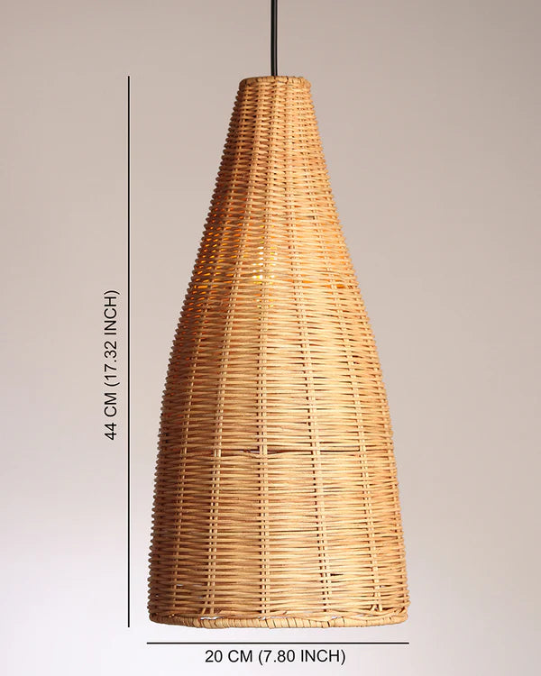 Minimalist Rattan Hanging Light for Cafe and Home Interiors