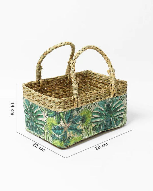 Multipurpose Seagrass Basket for Fruits, Gifts, and Stylish Home Storage