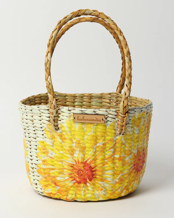 Multipurpose Seagrass Fruit Basket for Home Organization, Tabletop, and Eco-Friendly Decor