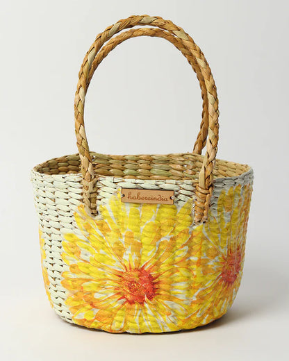 Multipurpose Seagrass Fruit Basket for Home Organization, Tabletop, and Eco-Friendly Decor