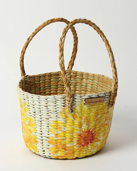 Multipurpose Seagrass Fruit Basket for Home Organization, Tabletop, and Eco-Friendly Decor