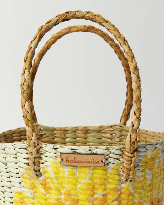 Multipurpose Seagrass Fruit Basket for Home Organization, Tabletop, and Eco-Friendly Decor