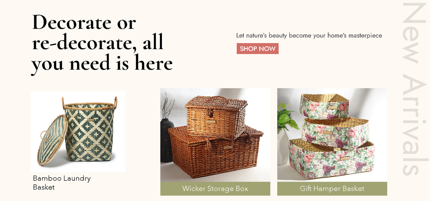 Bamboo baskets & Storage Box