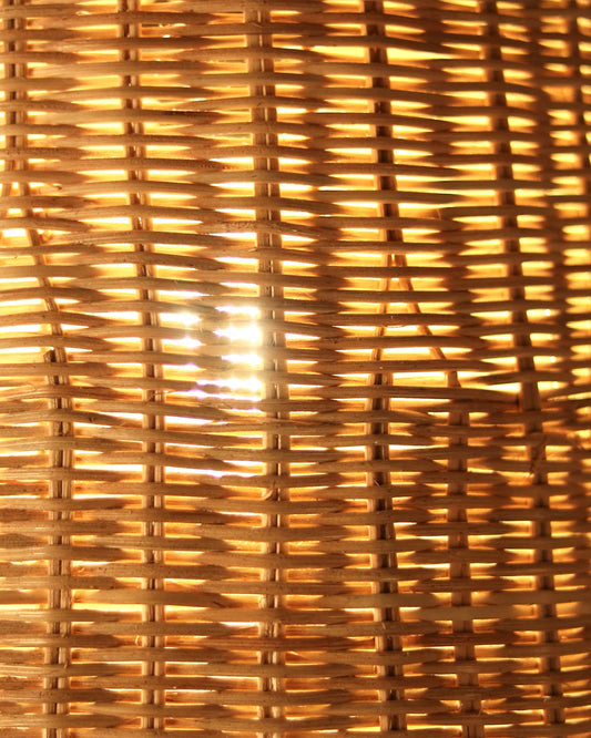 Natural Rattan Pendant Light for Hall and Living Area