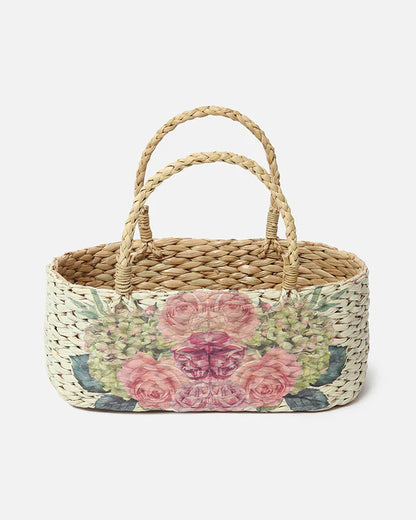 Natural Seagrass Storage Basket for Gifts, Fruits, and Everyday Home Organization