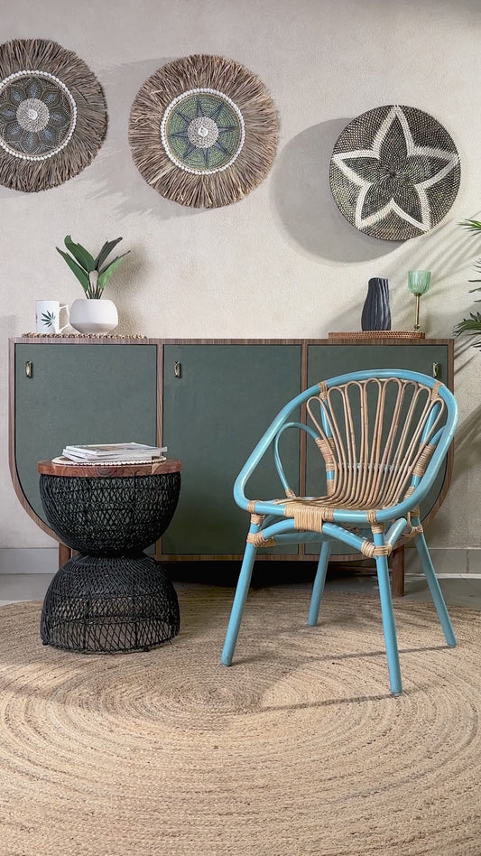 Handcrafted Bamboo Arm Chairs for Living Room and Lounge