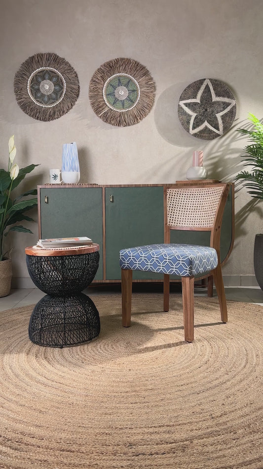 Elegant Acacia Wood Chairs for Living Room