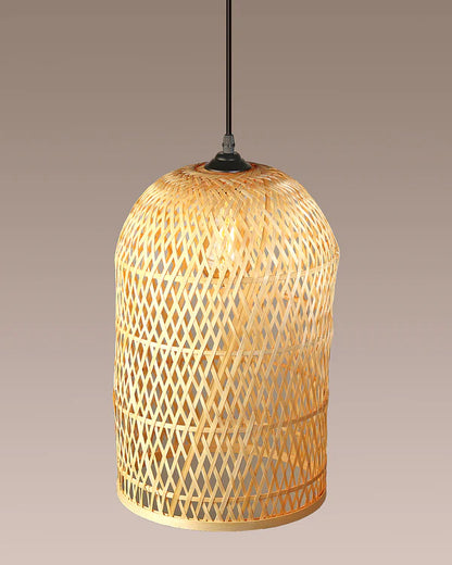 Rustic Bamboo Pendant Light for Home Decor and Hall
